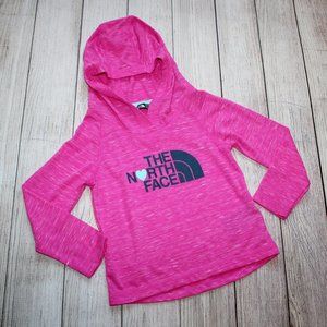 NORTH FACE Size 3T Hooded Shirt Pink